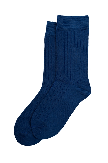 Minipop Bamboo Strømper MP11 - Deep Cobalt